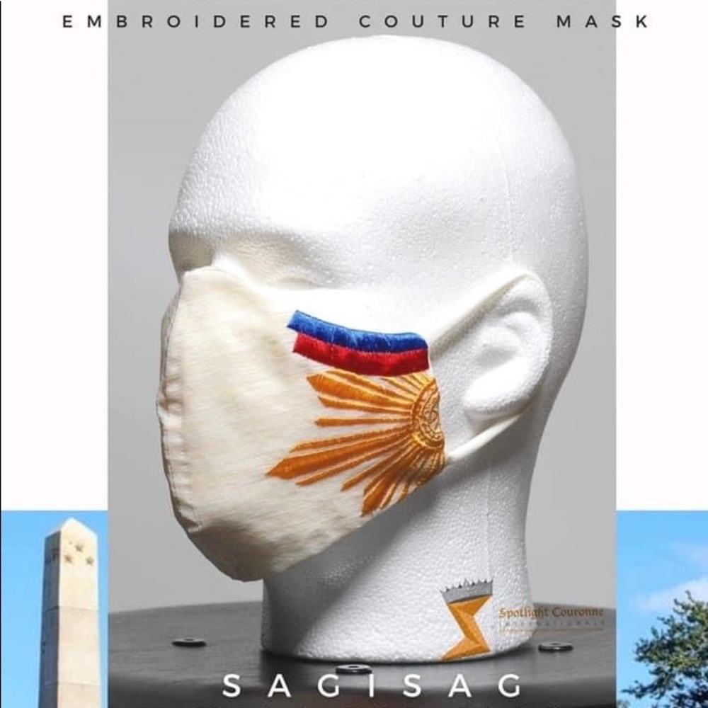 Embroidered Couture Face Masks